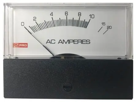 Produktfoto 1 von RS PRO Amperemeter 1000 A AC Drehzapfen und Juwelen-Drehspule und Dreheisen mit hohem Drehmoment, 74 mm x 76 mm T. 45.7