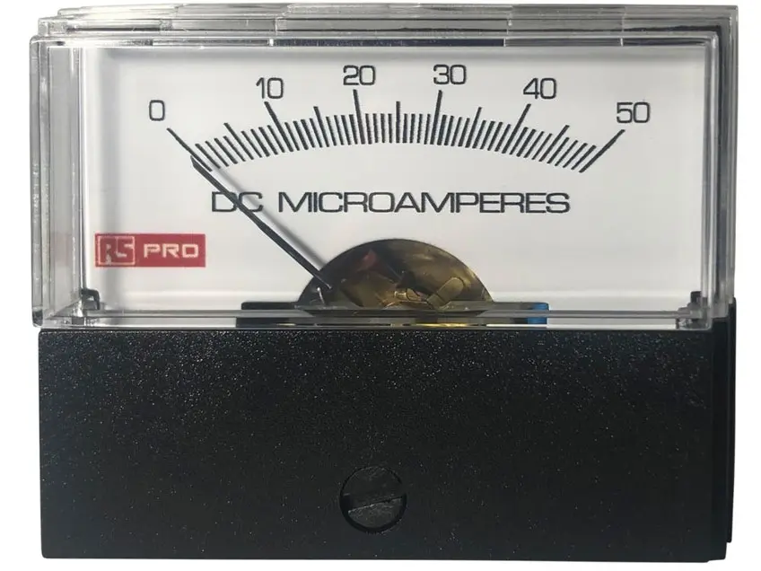 Produktfoto 1 von RS PRO Amperemeter 1000 A DC Drehzapfen und Juwelen-Drehspule und Dreheisen mit hohem Drehmoment, 44 mm x 57 mm T. 45.7