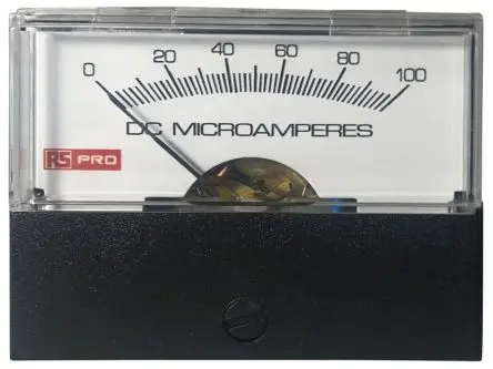 Produktfoto 1 von RS PRO Amperemeter 1000 A DC Drehzapfen und Juwelen-Drehspule und Dreheisen mit hohem Drehmoment, 44 mm x 57 mm T. 45.7