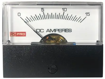 Produktfoto 1 von RS PRO RS PRO Amperemeter 1000 A DC Drehzapfen und Juwelen-Drehspule und Dreheisen mit hohem Drehmoment, 44 mm x 57 mm