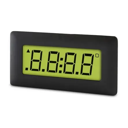 Produktfoto 1 von Lascar Monochrom LCD, 7 Segmente LED Grün 1 x 4, Hintergrund Grau