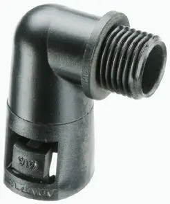 Produktfoto 1 von Adaptaflex AL Nylon 6.6 Kabelrohr Befestigung M25 28 mm Schwarz Vernickelt-Finish IP66