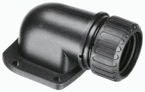 Adaptaflex AS Nylon 6.6 Kabelrohr Befestigung 32 mm Schwarz Schwarz-Finish IP40
