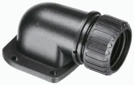 Produktfoto 1 von Adaptaflex AS Nylon 6.6 Kabelrohr Befestigung 32 mm Schwarz Schwarz-Finish IP67