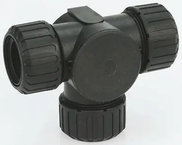 Produktfoto 1 von Adaptaflex ASF Nylon 6.6 Kabelrohr Befestigung M28 28 mm Schwarz Schwarz-Finish IP40, IP66