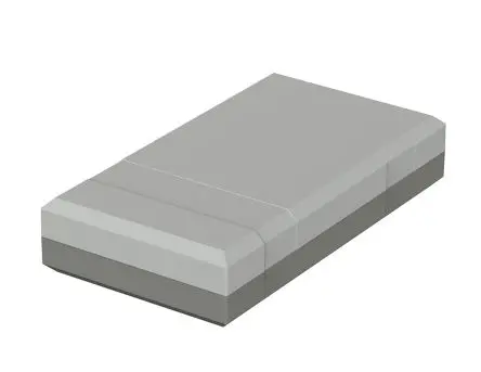 Produktfoto 1 von Bopla Elegant; Gehäuse; Polystyrol; Grau IP40 Breite 82 mm Höhe 30 mm Länge 150 mm