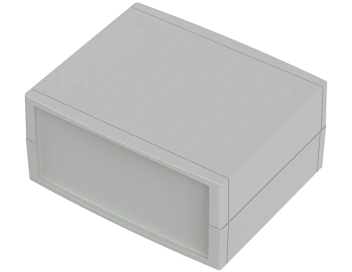 Produktfoto 1 von Bopla Unimas; Unimas-Gehäuse; Polystyrol; Hellgrau IP40 Breite 133 mm Höhe 75 mm Länge 160 mm