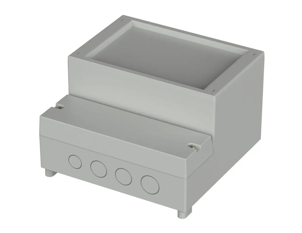Produktfoto 1 von Bopla RegloCard-Plus ABS Wandanschlusskasten Hellgrau IP65, HxBxT 161 mm, 166 mm