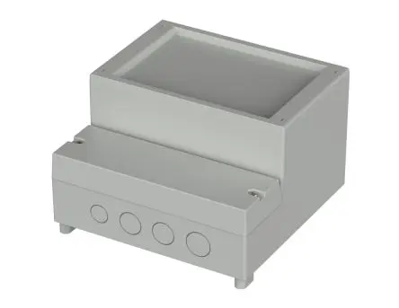 Produktfoto 1 von Bopla RegloCard-Plus ABS Wandanschlusskasten Hellgrau IP65, HxBxT 161 mm, 166 mm