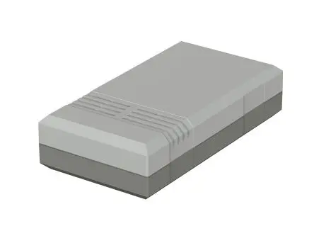 Produktfoto 1 von Bopla Elegant; Gehäuse; Polystyrol; Grau IP30 Breite 67 mm Höhe 30 mm Länge 125 mm