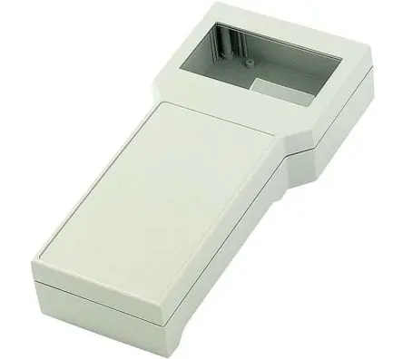 Produktfoto 1 von Bopla Serie BOS Tragbares Gehäuse, ABS, 106 mm Eingebautes Batteriefach Anzeige, 224 mm, H. 40 mm, Grau, IP65