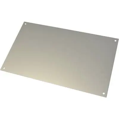 Bopla Aluminium Frontplatte, Natur 208 mm 1mm