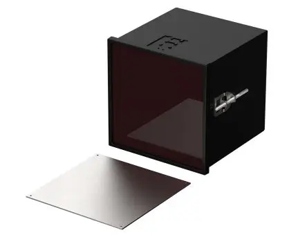 Produktfoto 1 von Bopla Uninorm (Set); Gehäuse; Polyphenylenether, Polystyrol; Schwarz IP40 Breite 142 mm Höhe 144 mm Länge 144 mm