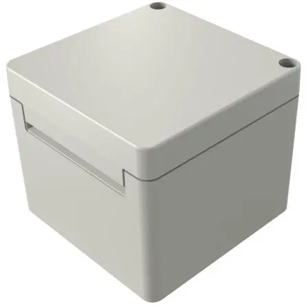 Produktfoto 1 von Rose Mini-Polyglas GFK Wandgehäuse Grau IP66, HxBxT 200 mm x 200 mm x 170mm