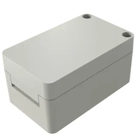 Produktfoto 1 von Rose Mini Polyglass Polyethylenterephthalat Wandanschlusskasten Grau IP66, HxBxT 120 mm, 200 mm x 100 mm