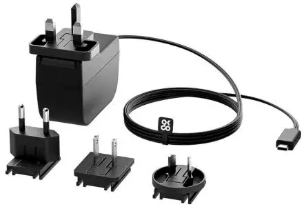 Produktfoto 1 von Okdo 5.1V Raspberry Pi Netzteil, 1.5 m, Schwarz, USB Typ C, Universal-Stecker