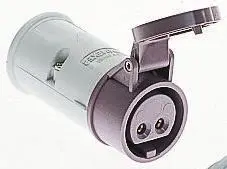 Produktfoto 1 von MENNEKES Leistungssteckverbinder Violett, 25V 3P / 16A, Kabel IP44