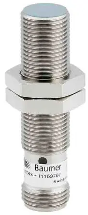 Produktfoto 1 von Baumer M12 Induktiver Näherungssensor, Gewinderohr IO-Link / 100mA 6 mm, IP67 36 V dc