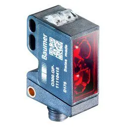Produktfoto 1 von Baumer Kubisch Optischer Sensor, Lichtschranke, Push-Pull Ausgang, M8-Steckverbinder