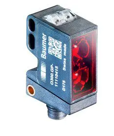 Produktfoto 1 von Baumer Kubisch Optischer Sensor, Diffus, Push-Pull Ausgang, M8-Steckverbinder