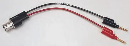 Produktfoto 1 von Fluke BNC-Messleitung Buchse, Rot, Schwarz Polypropylen-isoliert 140 mm, 500V ac