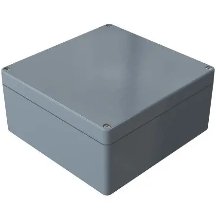 Produktfoto 1 von Rose Polyester Standard; Gehäuse; Glasfaserverstärktes duroplastisches Polyester, Graphit; Grau; IK09 IP66 Breite 250 mm
