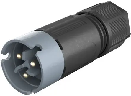 Produktfoto 1 von Wieland RST 08i2/3 Beleuchtungssteckverbinder, Kabel Stecker, Stiftleiste, Schraubbefestigung 8A, Kontakte: 3 IP69,
