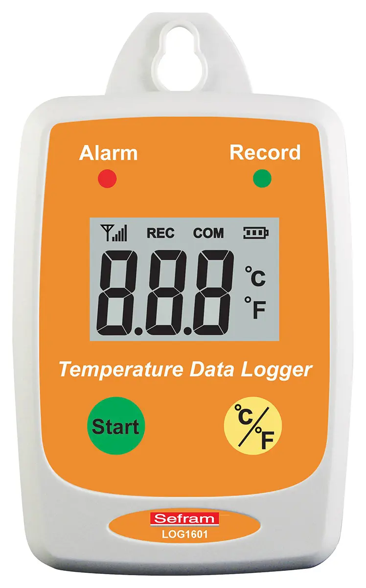 Produktfoto 1 von Sefram Temperatur Datenlogger, -40°C → +85°C