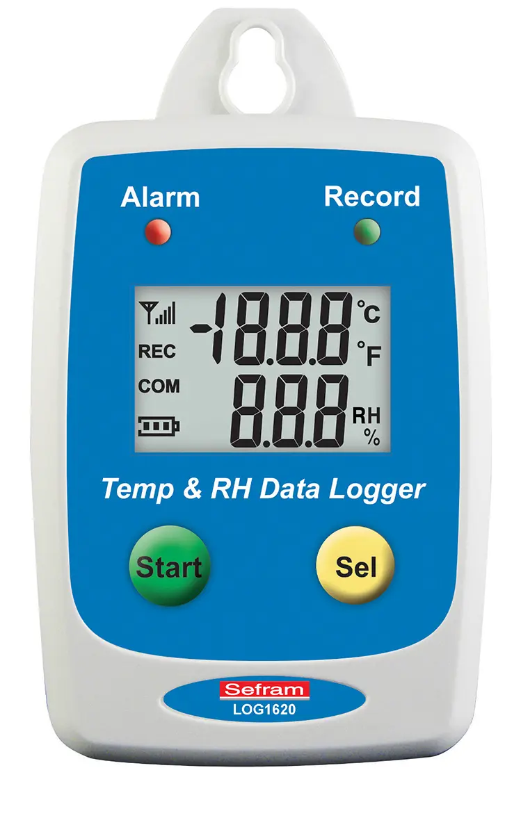 Produktfoto 1 von Sefram Temperatur Datenlogger, -40°C → +85°C, Sensor Kapazitiv