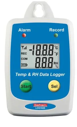 Produktfoto 1 von Sefram Temperatur Datenlogger, -40°C → +85°C, Sensor Kapazitiv