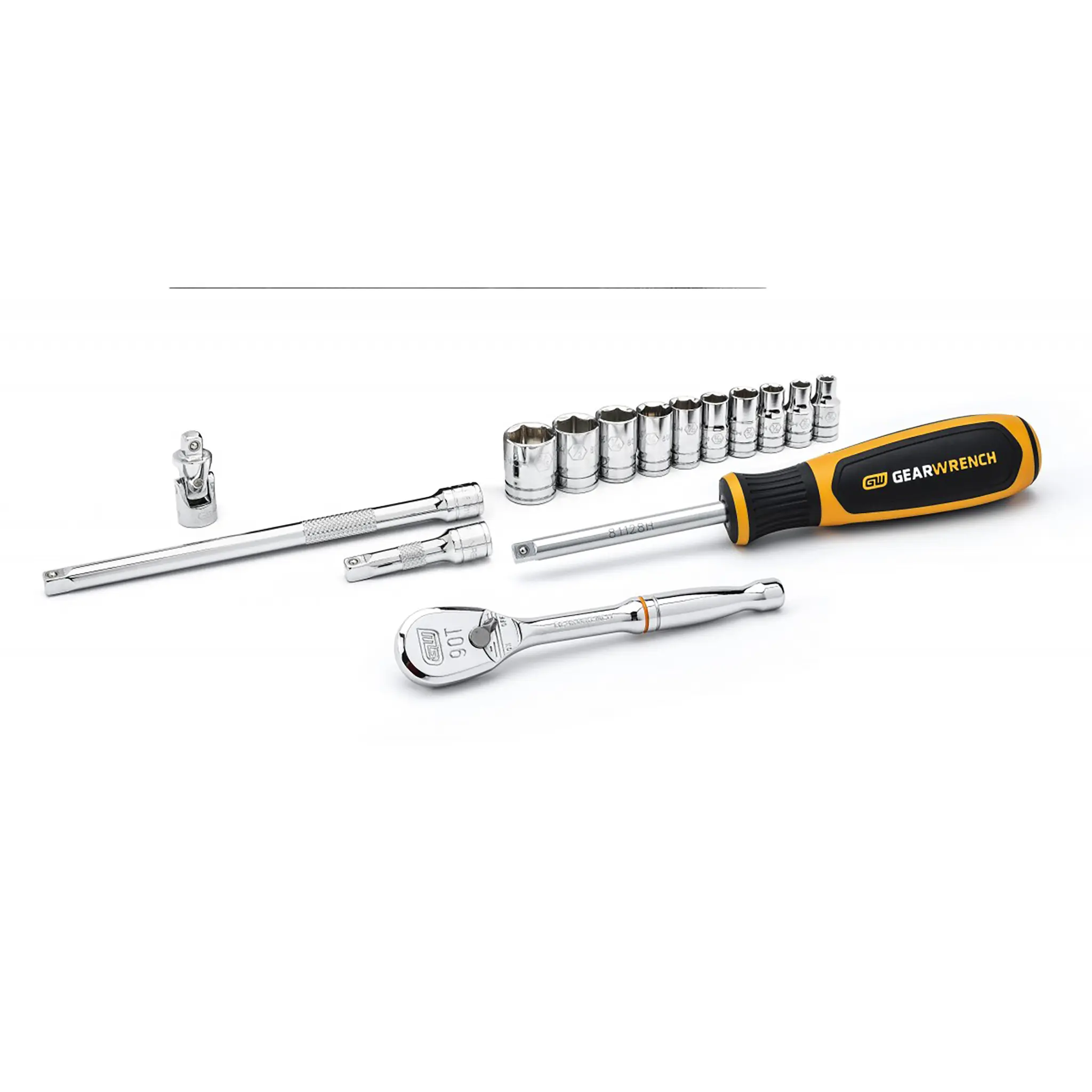Produktfoto 1 von GearWrench 1/4 in Vierkant 6-Kant 15-teilig
