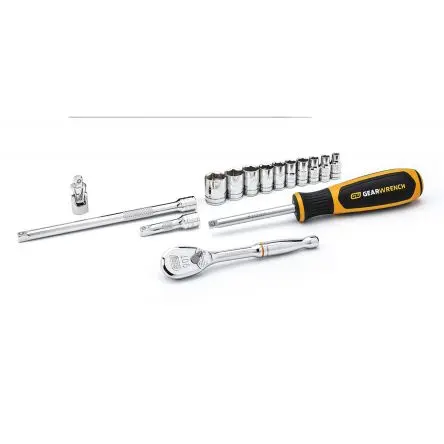 Produktfoto 1 von GearWrench Steckschlüsselsatz 1/4 in Vierkant 6-Kant 15-teilig