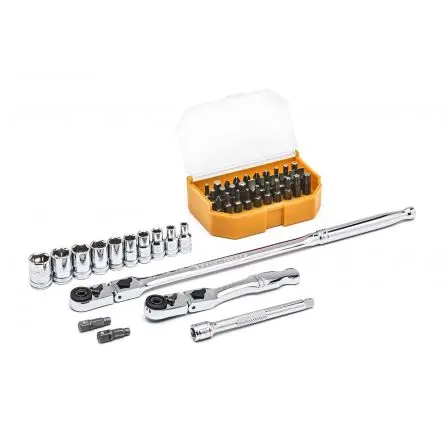 Produktfoto 1 von GearWrench Ratschensatz 1/4 in Sechskant 6-Kant 10 mm 45-teilig