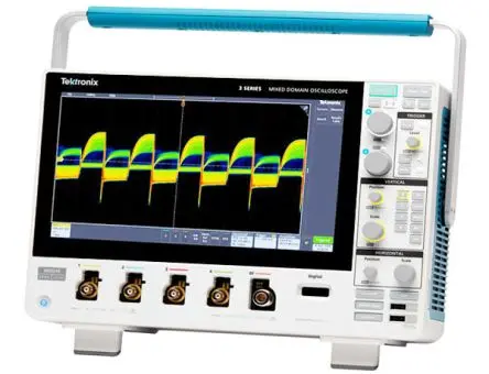 Produktfoto 1 von Tektronix 3 Series MDO Mixed-Domain Werkbank Oszilloskop 100 MHz 16-Kanal
