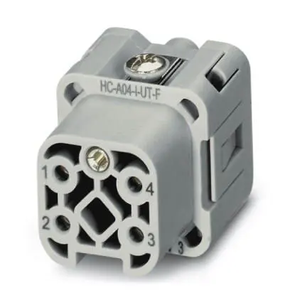 Produktfoto 1 von Phoenix Contact Industrie-Steckverbinder Kontakteinsatz, 4-polig 24A Buchse, Schrauben