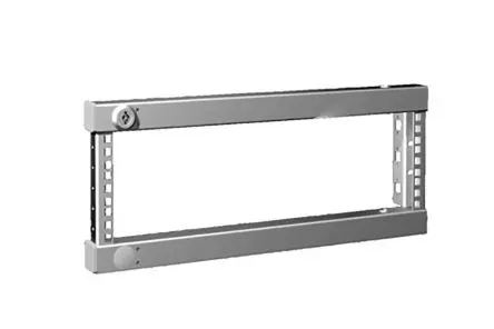 Produktfoto 1 von Rittal Serie VX Server-Rack, 3 U, Stahl, Ges H. 380 mm, Grau, 4.6 kg, Schwenken 300 mm