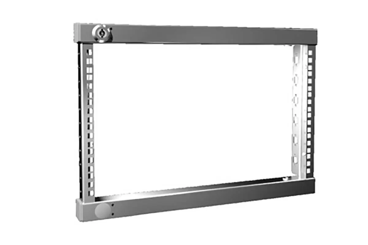 Produktfoto 1 von Rittal Serie VX Server-Rack, 6 U, Stahl, Ges H. 380 mm, Grau, 4.6 kg, Schwenken 400 mm