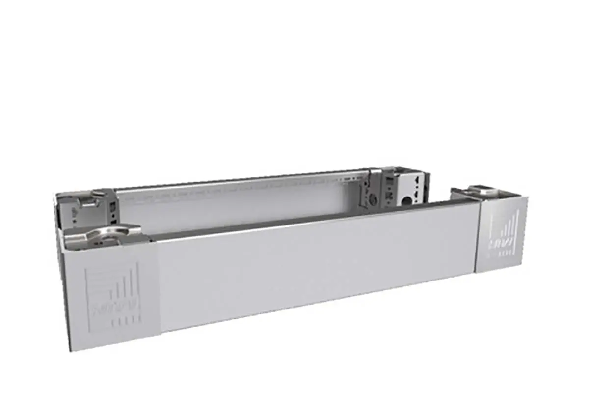Produktfoto 1 von Rittal Edelstahl Untere Abdeckung, Grau 400 mm