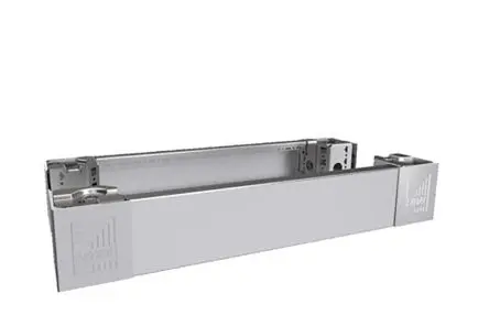 Produktfoto 1 von Rittal Edelstahl Untere Abdeckung, Grau 400mm