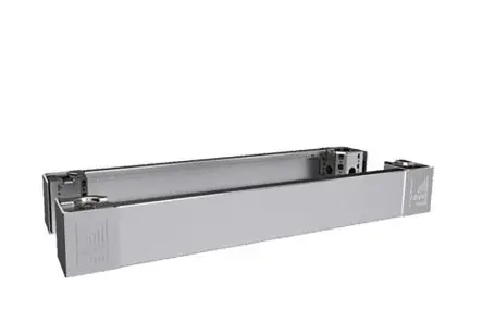 Produktfoto 1 von Rittal Edelstahl Untere Abdeckung, Grau 500mm