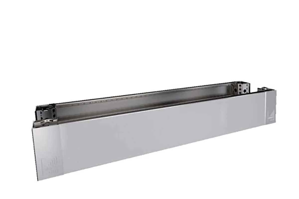 Produktfoto 1 von Rittal Stahl Untere Abdeckung, Grau 1200 mm