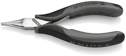 Produktfoto 1 von Knipex 35 12 Flachzange / Backen 22.5mm 115mm ESD-Sicherheit