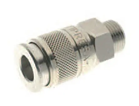 Produktfoto 1 von RS PRO Druckluft-Schnellkupplung, Messing 3/8 in Buchse, BSP
