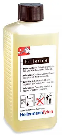 HellermannTyton Hellerine Schmiermittel Mehrzweckschmiermittel, Flasche 250 ml