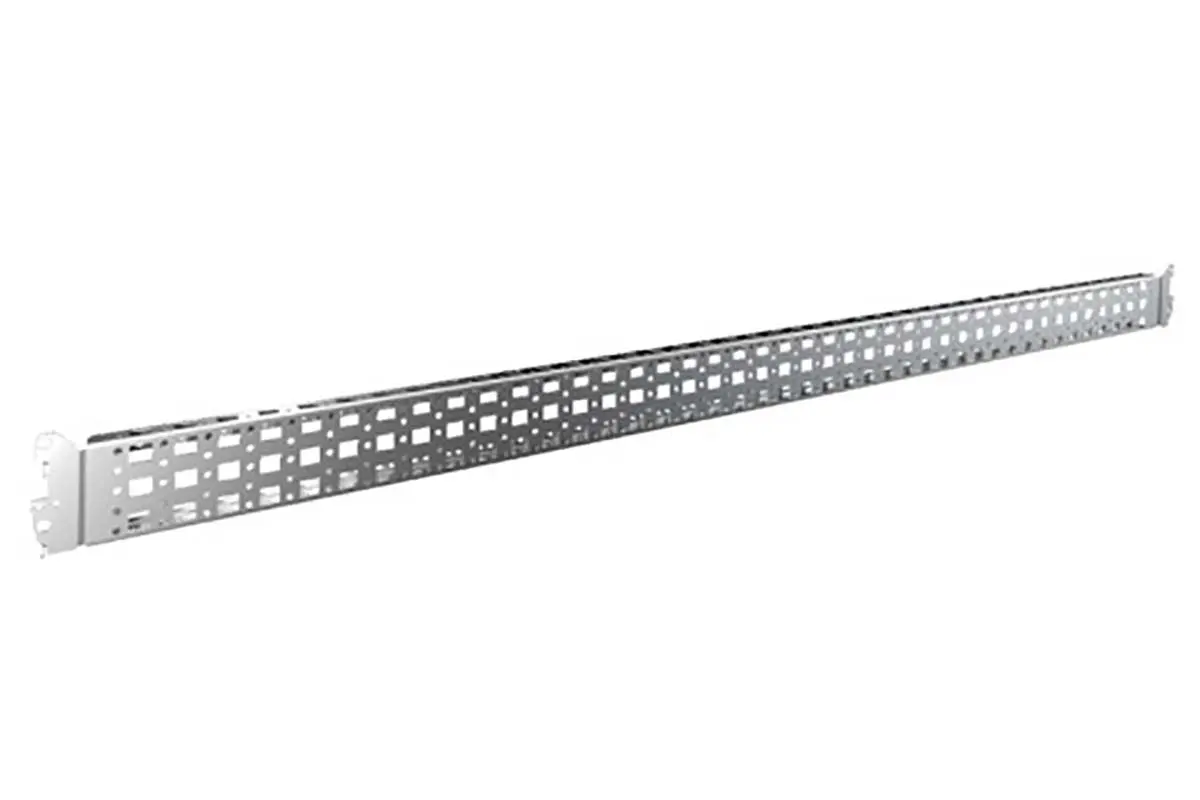 Produktfoto 1 von Rittal Kabelmanagement-Platte Gestanzter Abschnitt zur Verwend.mit Individuelle Inneninstallation des Gehäuserahmens,