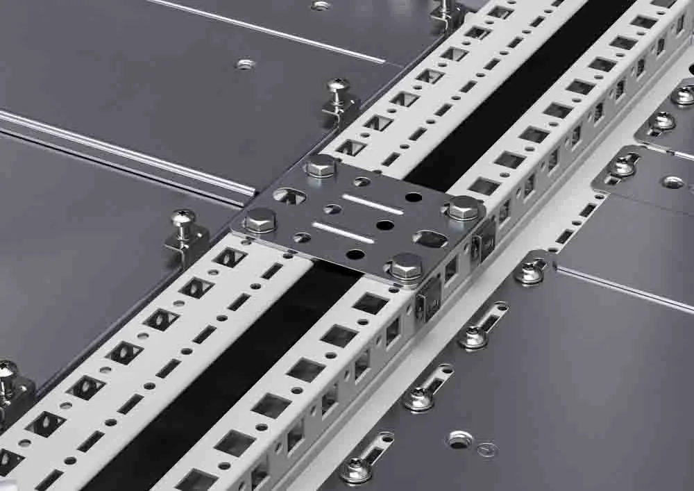 Rittal VX Stapelkit, Stapelkit für Erweiterung des vorhandenen VX25 auf TS 8-Gehäuse, Stahlblech, 1 Per Pack Stück