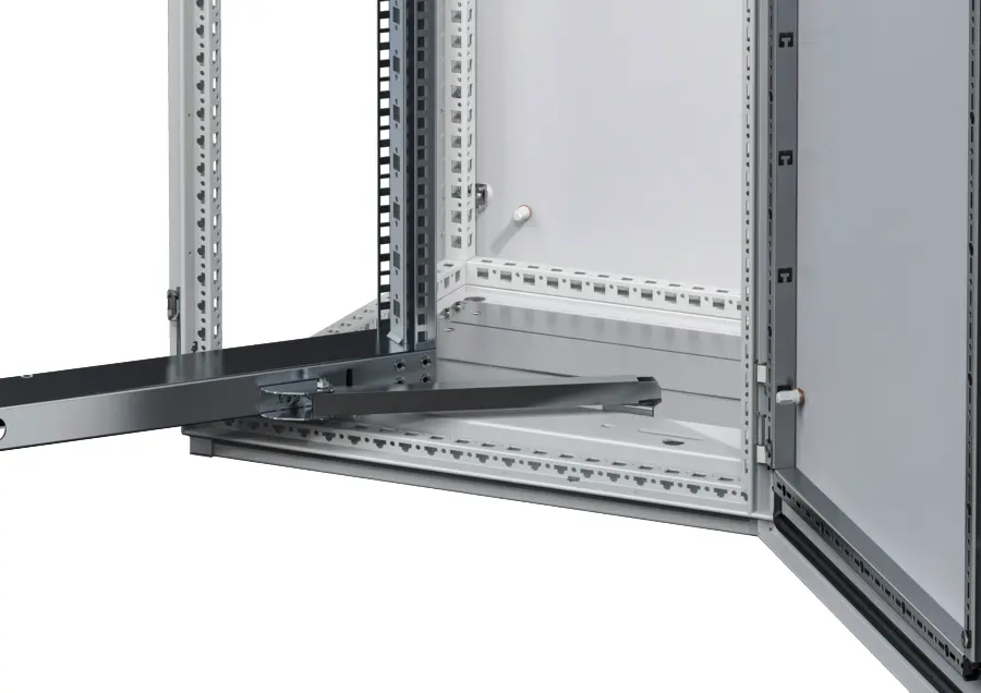 Produktfoto 1 von Rittal VX Rastung, Schwenkrahmen für 130° Scharnier, Schwenkrahmen, VX25 Pendelgehäuse-System, 1 Per Pack Stück