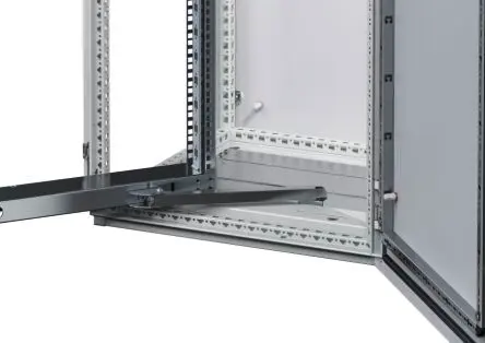 Produktfoto 1 von Rittal VX Rastung, Schwenkrahmen für 130° Scharnier, Schwenkrahmen, VX25 Pendelgehäuse-System, 1 Per Pack Stück
