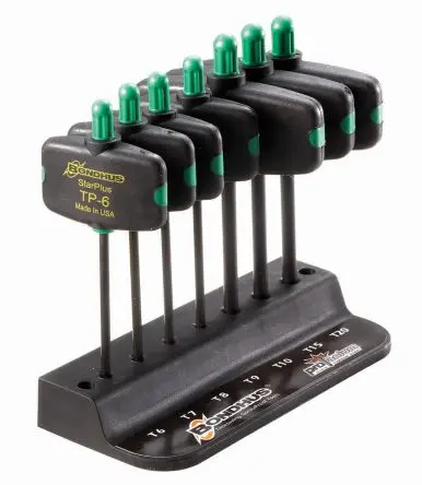 Produktfoto 1 von Bondhus TORX®-Schlüsselsatz Stahl 7, T8 → T20
