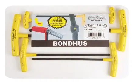 Produktfoto 1 von Bondhus Sechskantschlüsselsatz 6 Gebogen Zoll